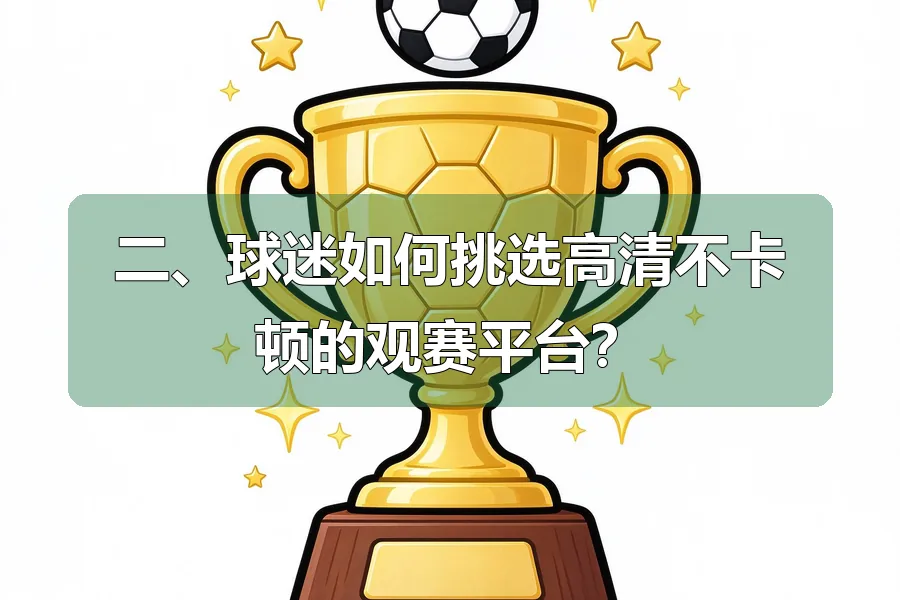 二、球迷如何挑选高清不卡顿的观赛平台?
